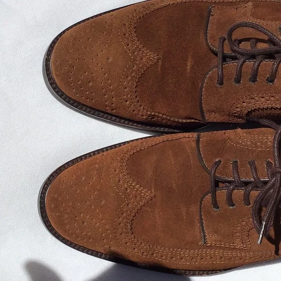 Polo Ralph Lauren suede wingtips 8.5/D used - Picture 7 of 16